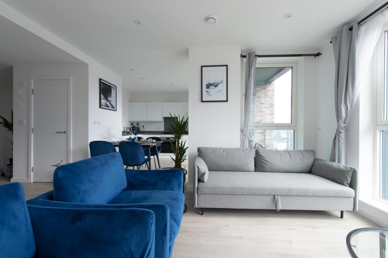 ロンドンAc Luxe Penthouse With Free Parkingアパートメント エクステリア 写真
